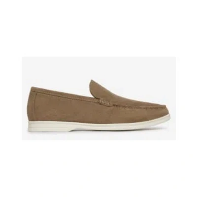Oliver Sweeney Alicante Slip On Suede Loafer Size: 8, Col: Taupe In Brown