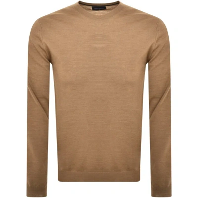 Oliver Sweeney Camber Knit Jumper Brown