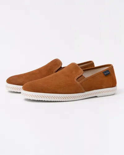 Oliver Sweeney Campomar Mens Suede Espadrilles In Brown