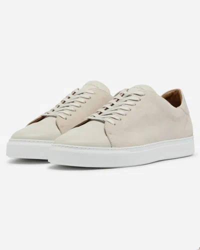 Oliver Sweeney Capelo Calf Suede Mens Cupsole Trainers In White