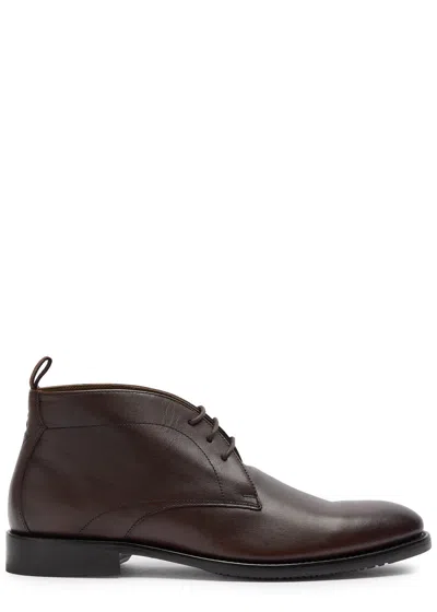 Oliver Sweeney Farleton Leather Desert Boots In Brown