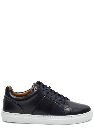 Oliver Sweeney Kendal Panelled Leather Sneakers In Blue