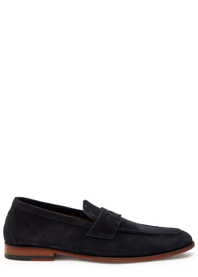 Oliver Sweeney Keyworth Suede Loafers In Blue