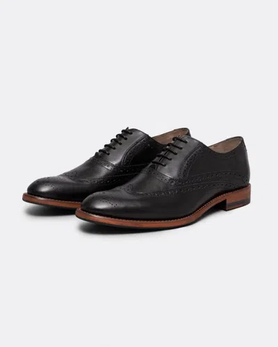 Oliver Sweeney Ledwell Mens Wing Tip Oxford Brogues In Black