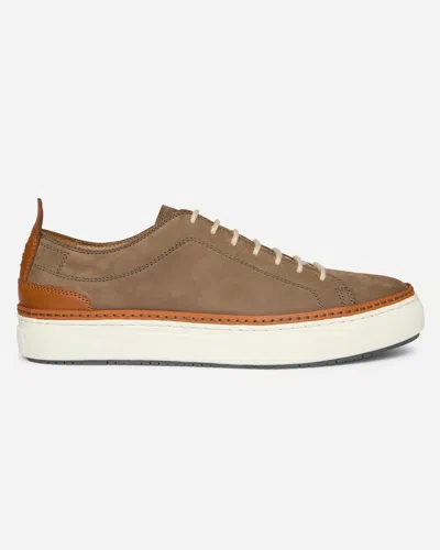 Oliver Sweeney Lopes Nubuck Mens Cupsole Trainers In Brown