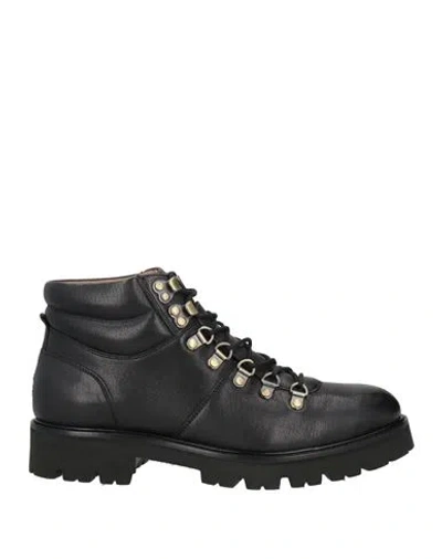 Oliver Sweeney Man Ankle Boots Black Size 8 Leather