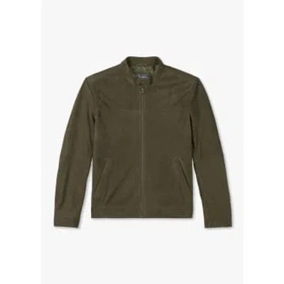Oliver Sweeney Mens Dimson Casual Jacket In Olive In Green