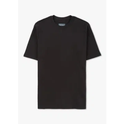 Oliver Sweeney Mens Palmela Cotton T-shirt In Black In Orange