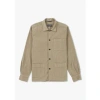 OLIVER SWEENEY MENS WICKLOW OVERSHIRT IN TAUPE