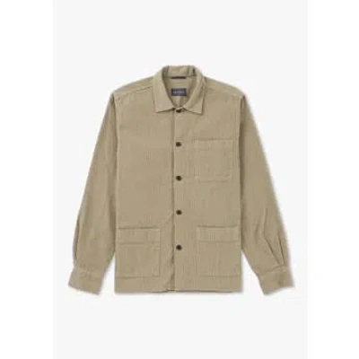 Oliver Sweeney Mens Wicklow Overshirt In Taupe In Brown