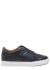 Oliver Sweeney Rende Panelled Leather Sneakers In Navy