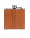 Oliver Sweeney Walton Leather Bound Hip Flask