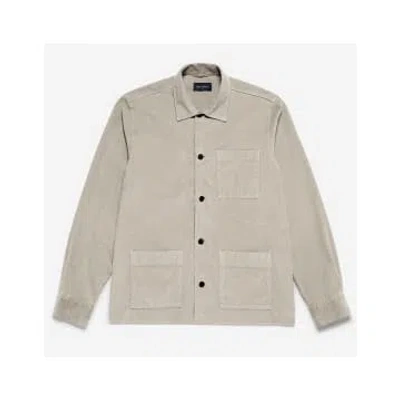 Oliver Sweeney Wicklow Corduroy Shacket Size: M, Col: Taupe In Grey