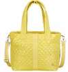 Oliver Thomas Women's Kitchen Sink Tote Bag In Lemon Yellow In Multi