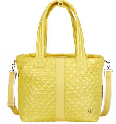 Oliver Thomas Women's Kitchen Sink Tote Bag In Lemon Yellow In Multi