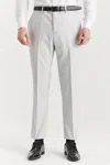 Oliver Tweed Infinity Leather Men's Silver Lightweight Summer Wedding Party Trouser