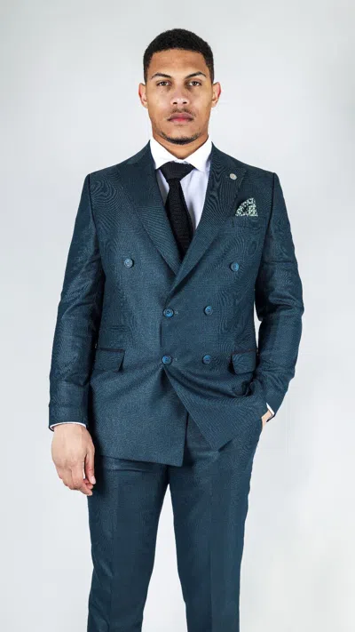 Oliver Tweed Men's Classic Olive Double Breasted 2-piece Suit In Green