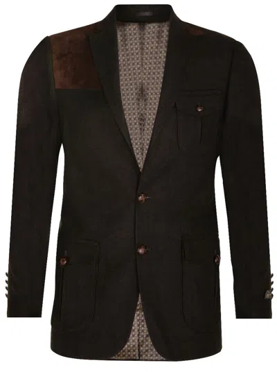 Oliver Tweed Mens Wool Tweed Shooting Jacket Hunting Blazer Smart Casual Elbow Patch Olive In Green