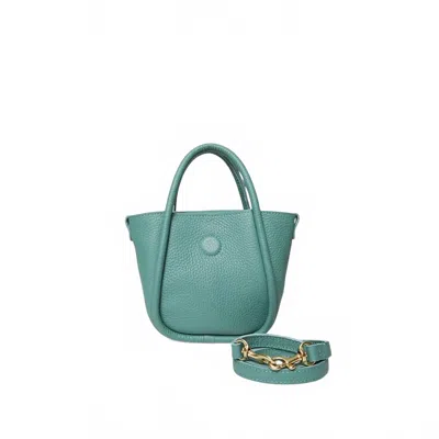 Oliveve Women's Mini Ellis Top Handle Crossbody In Teal Buffalo In Multi