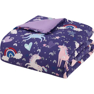 Olivia & Finn Paris 3-piece Comforter Set In Purple