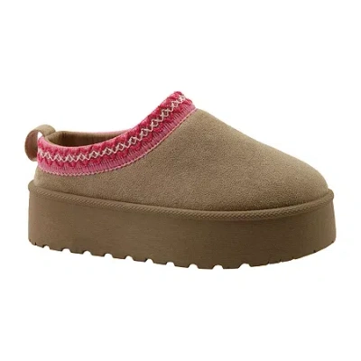 Olivia & Kate Little & Big Kid Girls Flat Heel Booties In Multi