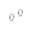 Olivia & Pearl Small Chunky Hoop Earrings In Sche/ss