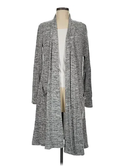 Pre-owned Olivia Blu Cardigan Sweater In Gray