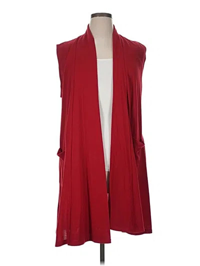 Pre-owned Olivia Blu Cardigan Sweater In Red