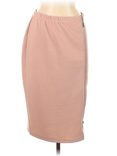 Pre-owned Olivia Blu Casual Skirt In Brown