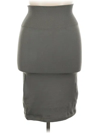 Pre-owned Olivia Blu Casual Skirt In Gray