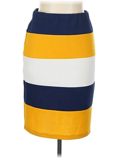 Pre-owned Olivia Blu Casual Skirt In Yellow