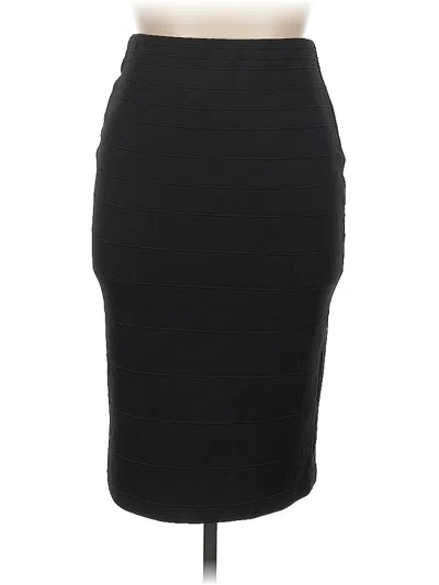 Pre-owned Olivia Blu Formal Skirt In Black