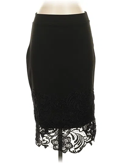 Pre-owned Olivia Blu Formal Skirt In Black