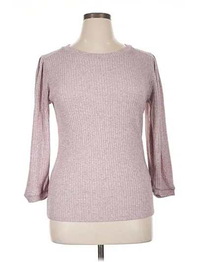 Pre-owned Olivia Blu Pullover Sweater In Pink