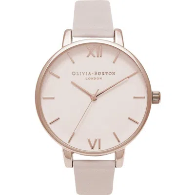 Olivia Burton Artificial Leather Women's Watch In White