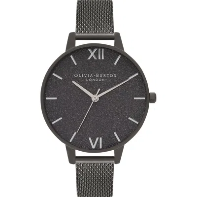 Olivia Burton Black Stainless Steel Women's Watch