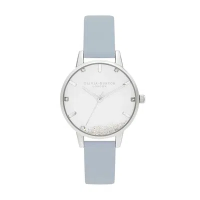 Olivia Burton Blue Artificial Leather Women's Watch