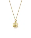 Olivia Burton Celestial Star Gold Tone Stainless Steel Necklace In Gold