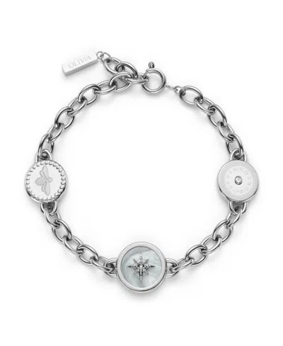 Olivia Burton Charms Gold Tone Bracelet In Metallic
