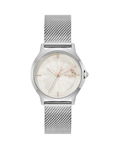 Olivia Burton Classic Bee Watch, 30mm In Metallic