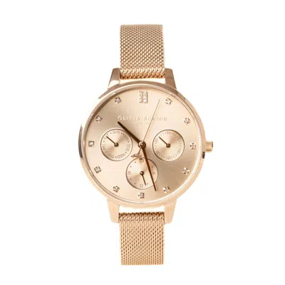 Olivia Burton Demi Multifunction Watch In Gold