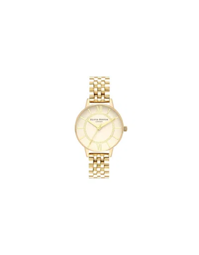 Olivia Burton Designer Women's Watches Women's Quartz Analogue Watch In Gold