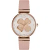 Olivia Burton Women's Dogwood Blush Leather Watch 36mm In Gold