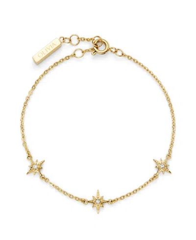 Olivia Burton Ever Stacked Gold Tone Bracelet
