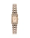 Olivia Burton Women's Mini Grove Rose Gold Tone Stainless Steel Bracelet Watch, 16mm In Gold