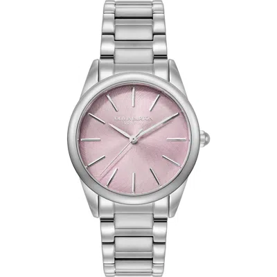 Olivia Burton Glowful Bracelet Watch, 34mm In Purple