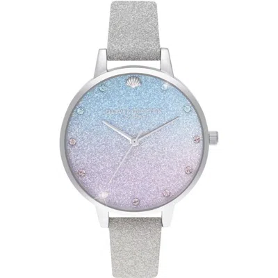 Olivia Burton Gray Artificial Leather Women's Watch