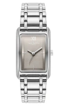Olivia Burton Women's Grove Silver Stainless Steel Watch 23mm In Silver/earl Grey