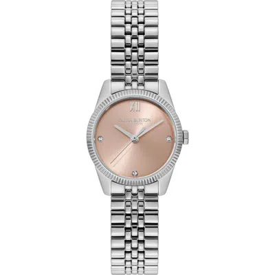 Olivia Burton Women's Highbury Silver-tone Stainless Steel Bracelet Watch 25mm In Metallic