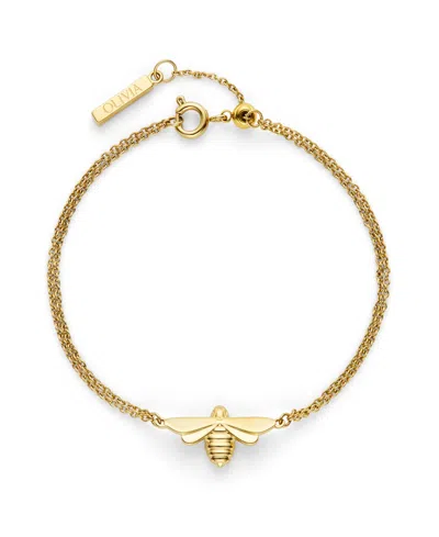 Olivia Burton Honey Bee Gold Tone Stainless Steel Bracelet